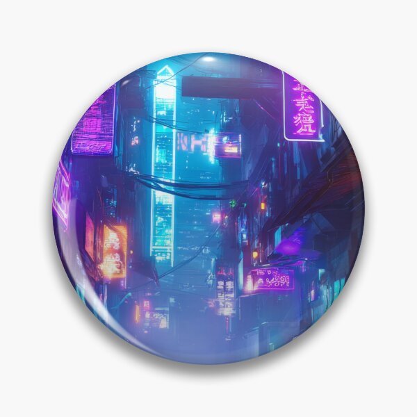 Item preview, Neon Rain District designed and sold by FrostyFrisby.