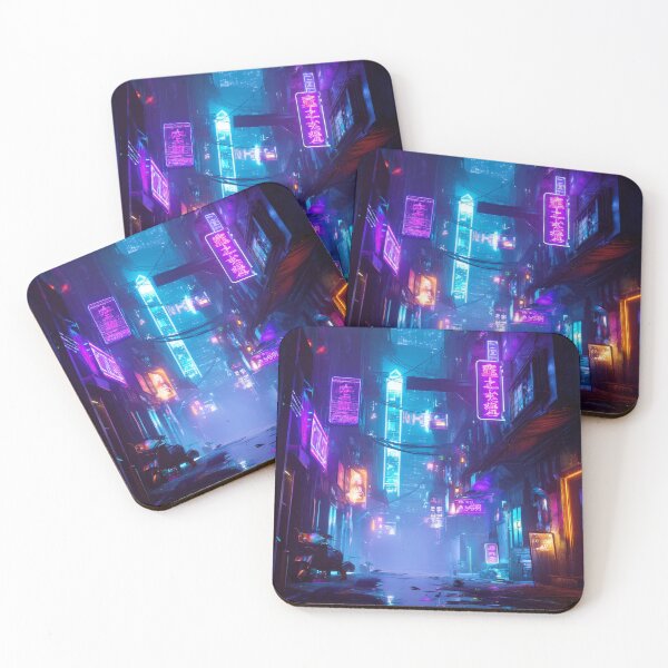 Item preview, Neon Rain District designed and sold by FrostyFrisby.