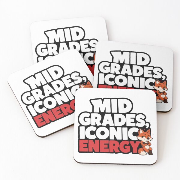 Item preview, Funny Fox Student Sticker | Mid Grades Iconic Energy | School Meme Gift designed and sold by Moonveil_Studio.