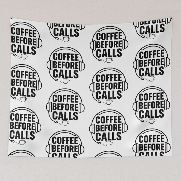 Item preview, Coffee Before Calls | Funny BPO & Call Center Coffee Lover Design designed and sold by AstridOfficial.