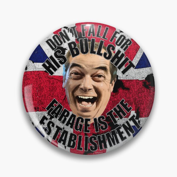 Item preview, FARAGE IS THE ESTABLISHMENT designed and sold by Paparaw.