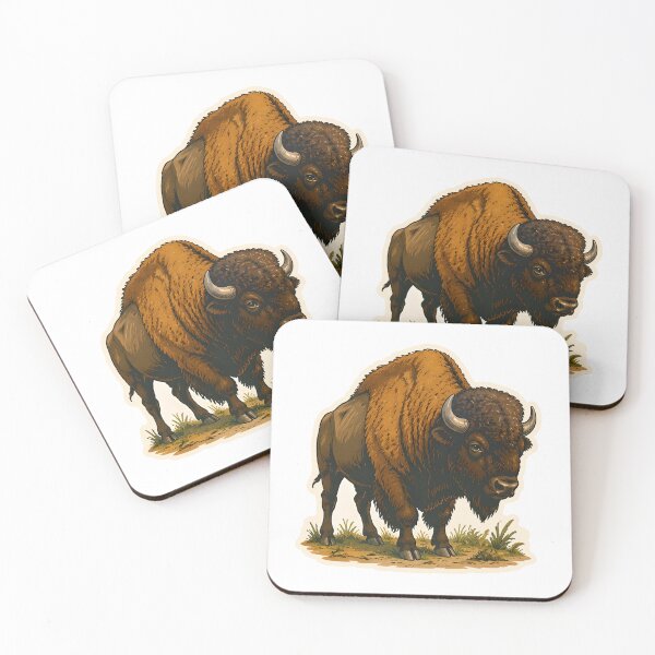 Item preview, American Buffalo Watercolor designed and sold by ChemicalXShop.