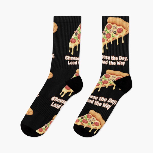 Item preview, Cheese The Day Lead The Way Pizza Pun designed and sold by DeliaDesignsCo.