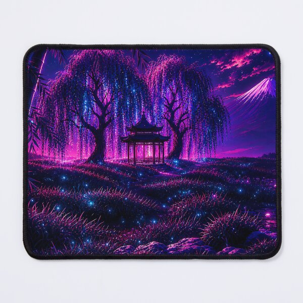 Item preview, Series The Glow of the Pagoda Part 3 Quiet Road Forward.(Cyberpunk Remaster) designed and sold by MaxDreamsArt.