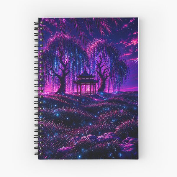 Item preview, Series The Glow of the Pagoda Part 3 Quiet Road Forward.(Cyberpunk Remaster) designed and sold by MaxDreamsArt.
