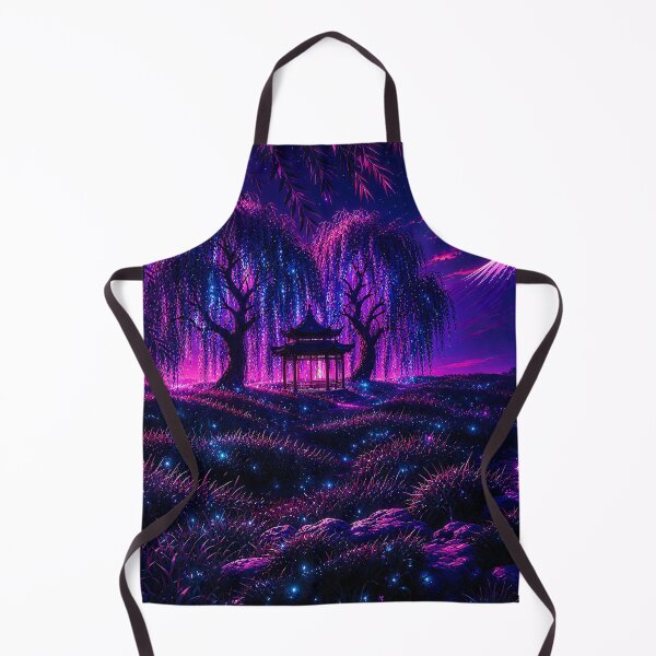 Item preview, Series The Glow of the Pagoda Part 3 Quiet Road Forward.(Cyberpunk Remaster) designed and sold by MaxDreamsArt.