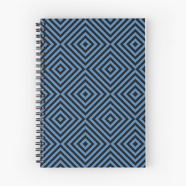 Item preview, Black And Steel Blue Chevron Burst Pattern designed and sold by pattern-archive.