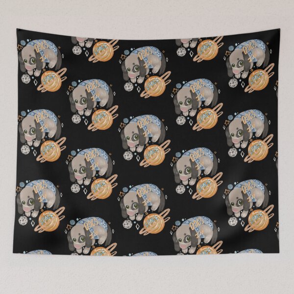 Item preview, Cute Puppies in Space Vintage Graphic designed and sold by ChibiPalsCo.