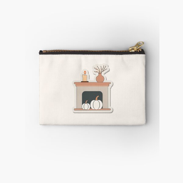 Item preview, Cozy Pumpkin Fireplace Mantel designed and sold by TrendMorphic.