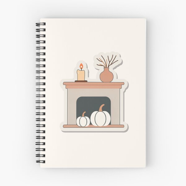 Item preview, Cozy Pumpkin Fireplace Mantel designed and sold by TrendMorphic.