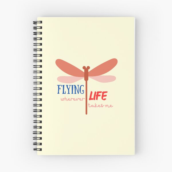 Item preview, Flying Wherever Life Takes Me Dragonfly T-Shirt | Inspirational Nature Quote Design designed and sold by Yesss-Mau.