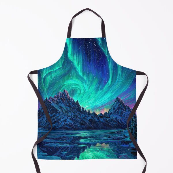 Item preview, Aurora Ice Peaks designed and sold by FrostyFrisby.