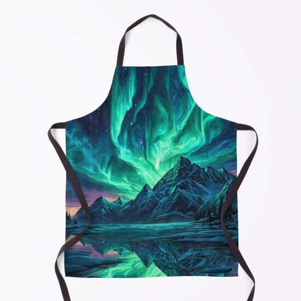 Item preview, Aurora Ice Peaks designed and sold by FrostyFrisby.