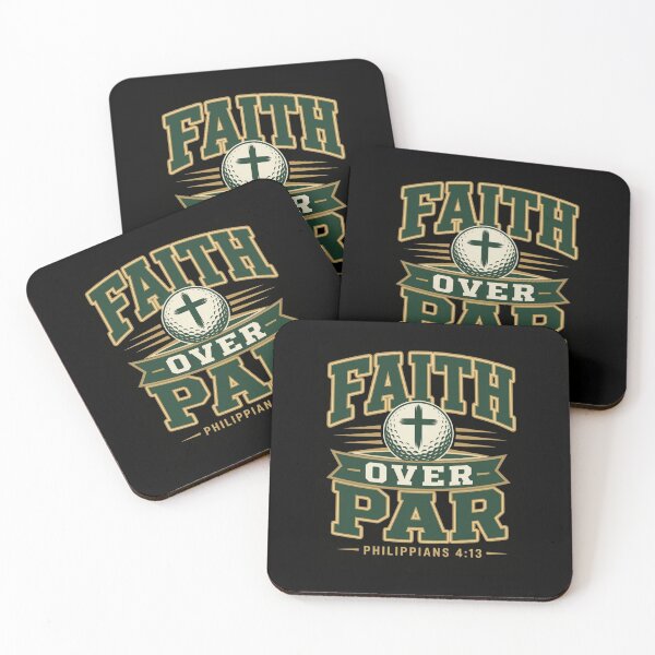 Item preview, Faith Over Par Christian Golf Philippians 4 13 Vintage Athletic Design designed and sold by haitrieuic96.