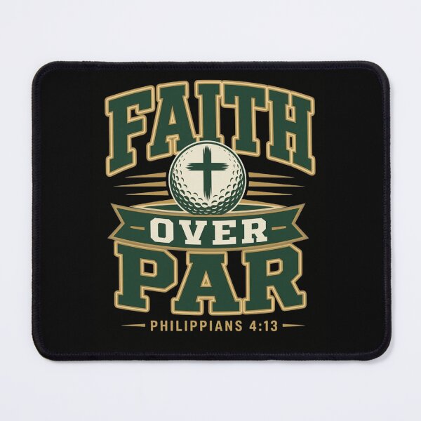 Item preview, Faith Over Par Christian Golf Philippians 4 13 Vintage Athletic Design designed and sold by haitrieuic96.