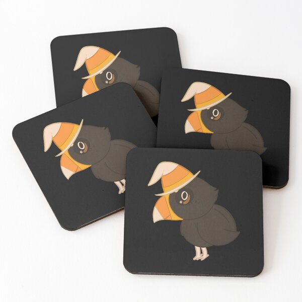 Item preview, Halloween Toucan Bird with Witch Hat designed and sold by ChibiPalsCo.