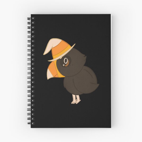 Item preview, Halloween Toucan Bird with Witch Hat designed and sold by ChibiPalsCo.