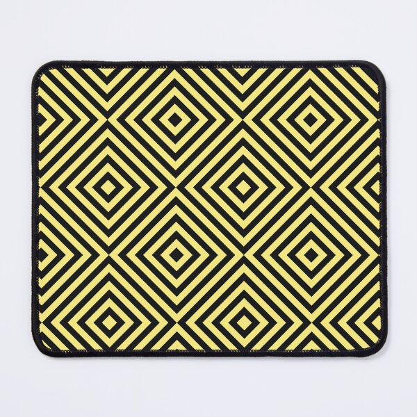 Item preview, Black And Yellow Chevron Burst Pattern designed and sold by pattern-archive.