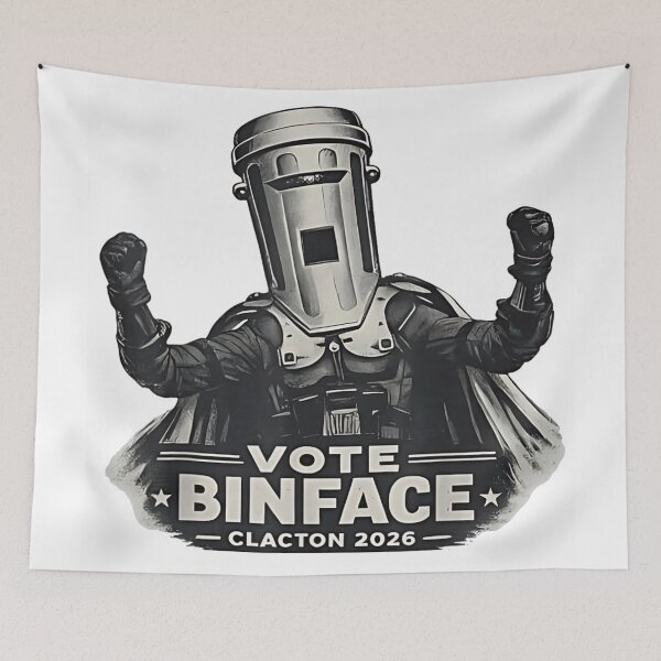 Item preview, Vote Binface Clacton Twenty Twenty Six Campaign Parody designed and sold by Phil Ben.
