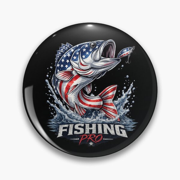 Item preview, Bass Fish USA Flag Fishing 4th of July Patriot designed and sold by OlakunleOloroz.