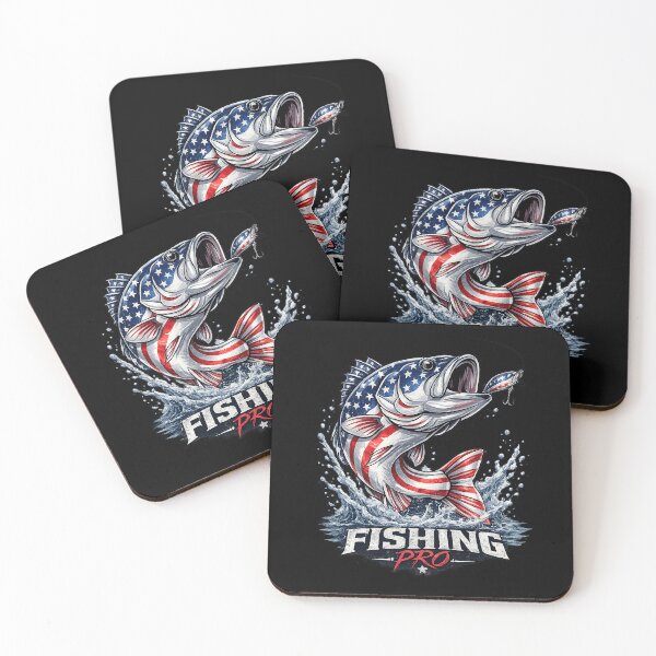 Item preview, Bass Fish USA Flag Fishing 4th of July Patriot designed and sold by OlakunleOloroz.