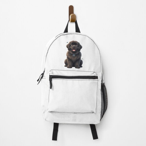 Item preview, Cute Fluffy Newfoundland Puppy Dog Cartoon Illustration designed and sold by Inky Accessories.