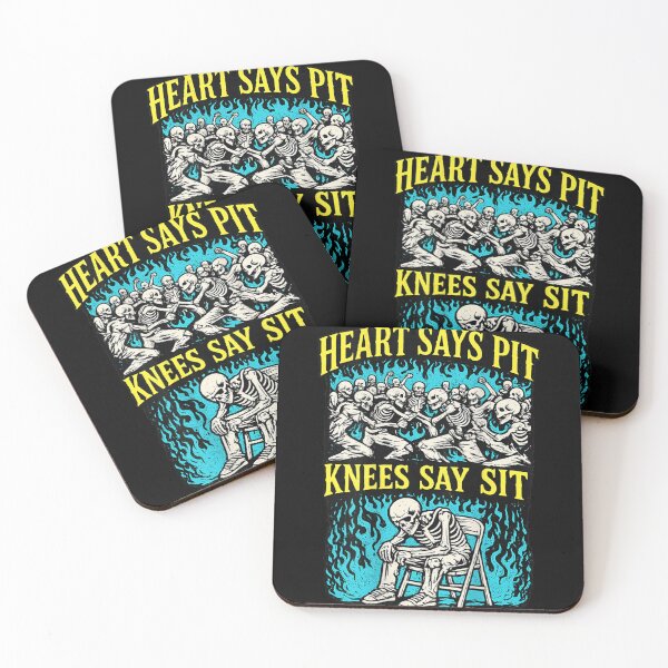 Item preview, Heart Says Pit Knees Say Sit Funny Pitmaster Barbecue designed and sold by Phil Ben.