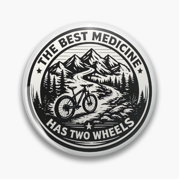 Item preview, The Best Medicine Has Two Wheels | MTB Rider Gift designed and sold by SingleTrackes.