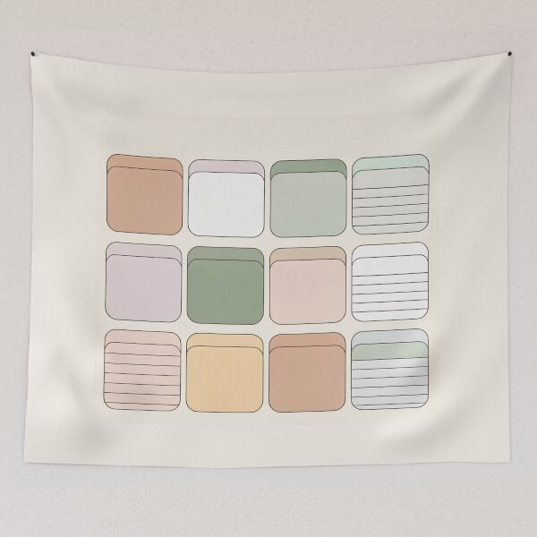 Item preview,  Calm Weekly Planner Grid Design designed and sold by TrendMorphic.