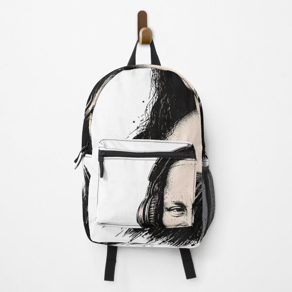 Item preview, Grumpy Mona Lisa Wearing Headphones Music Lover Mood designed and sold by Phil Ben.