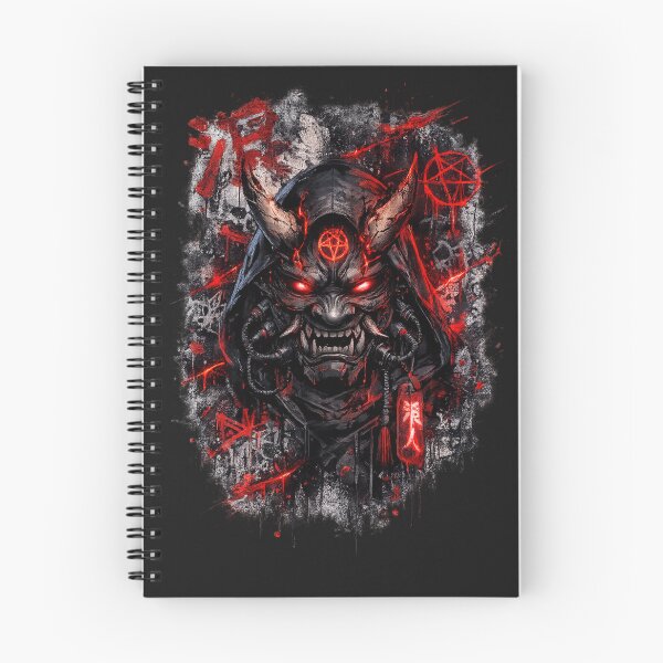 Item preview, Shadow Oni Mask | Dark Anime Streetwear | Gothic Japanese Demon | Red & Black Graffiti Aesthetic designed and sold by Diwakar-Designs.
