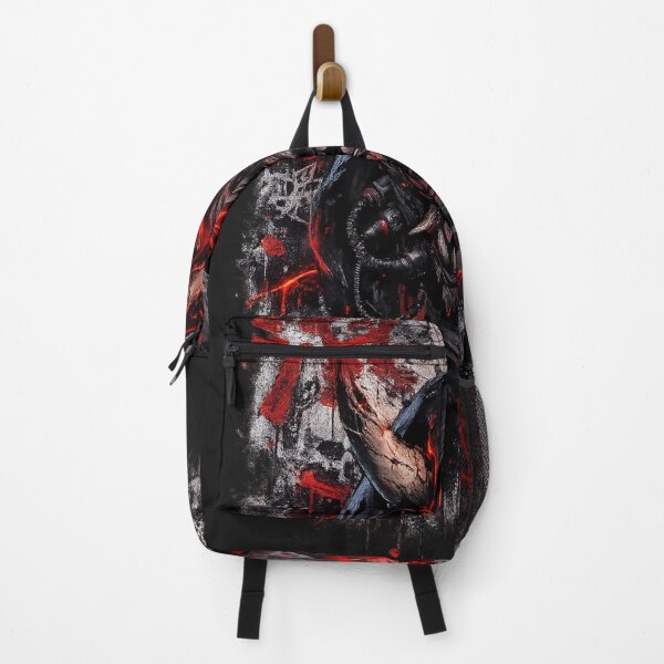 Item preview, Shadow Oni Mask | Dark Anime Streetwear | Gothic Japanese Demon | Red & Black Graffiti Aesthetic designed and sold by Diwakar-Designs.