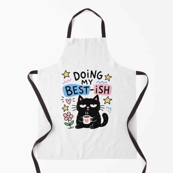 Item preview, Doing My Best-ish Black Cat designed and sold by Lobory.