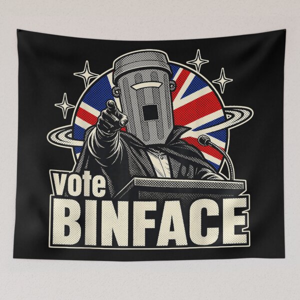Item preview, Vote Binface British Satirical Election Campaign Humor designed and sold by Phil Ben.