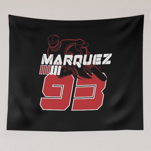 Artikelvorschau, Marc Marquez 93 MotoGP-Rennen Superbike-Renn-T-Shirt entworfen und verkauft von Coldgundesign.