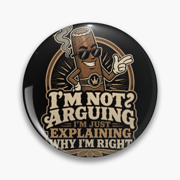 Item preview, Funny Sarcastic Cigar Mascot Just Explaining Why I'm Right designed and sold by haitrieuic96.