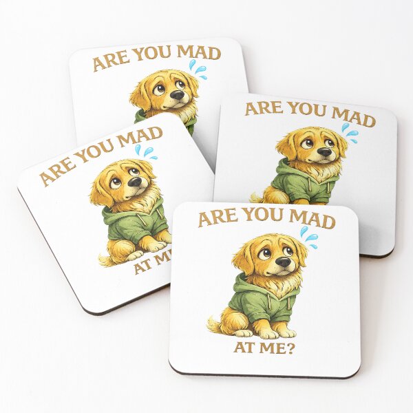 Item preview, Are You Mad? Golden Retriever Funny Couple T-Shirt designed and sold by ModernPaws.