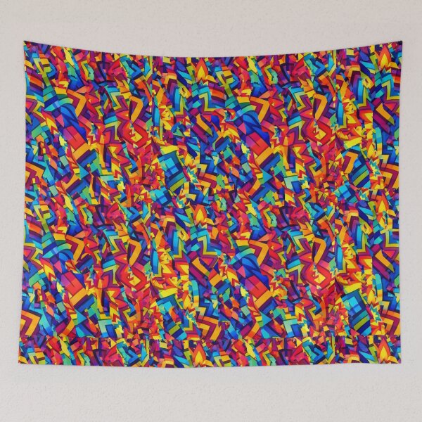 Item preview, A riot of color, geometric energy designed and sold by Sigtrix.