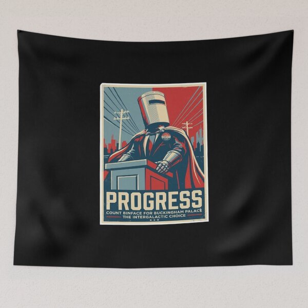 Item preview, Count Binface PROGRESS Classic T-Shirt designed and sold by oganespegenh.
