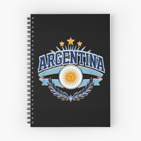 Item preview, Argentina National Pride Classic Football Supporter Emblem designed and sold by Chaya Reid.