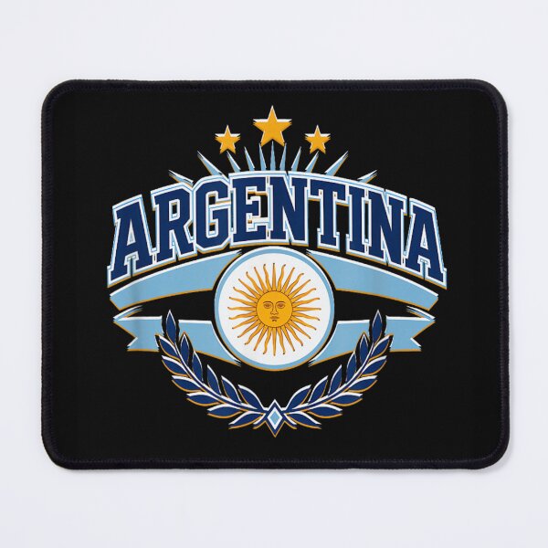 Item preview, Argentina National Pride Classic Football Supporter Emblem designed and sold by Chaya Reid.