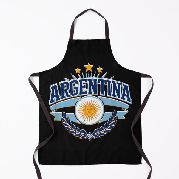 Item preview, Argentina National Pride Classic Football Supporter Emblem designed and sold by Chaya Reid.