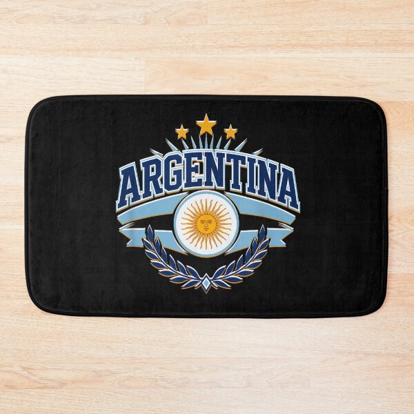 Item preview, Argentina National Pride Classic Football Supporter Emblem designed and sold by Chaya Reid.