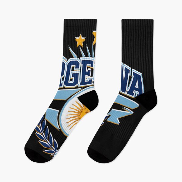 Item preview, Argentina National Pride Classic Football Supporter Emblem designed and sold by Chaya Reid.