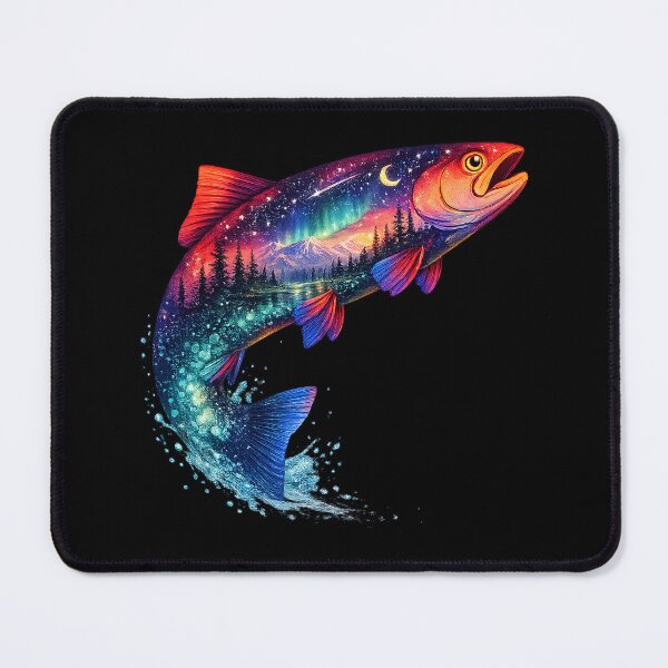 Item preview, Trout Fish Forest Wildlife Nature Outdoor Fishing designed and sold by OlakunleOloroz.