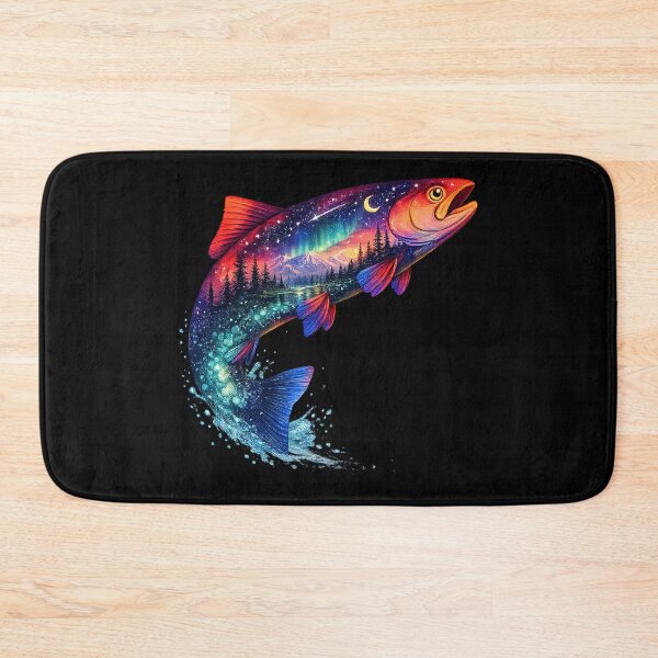 Item preview, Trout Fish Forest Wildlife Nature Outdoor Fishing designed and sold by OlakunleOloroz.