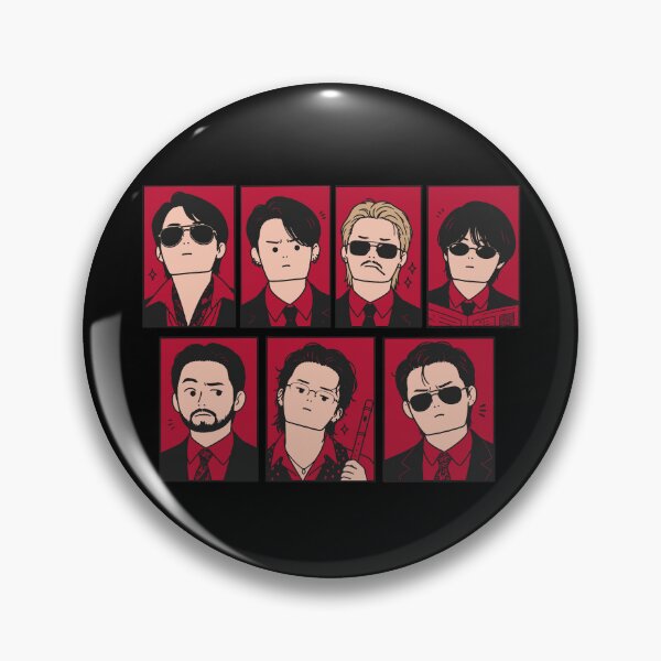 Item preview, BTS - arirang song 2.0 - retro style cartoon of 7 - red  designed and sold by moteesshop.