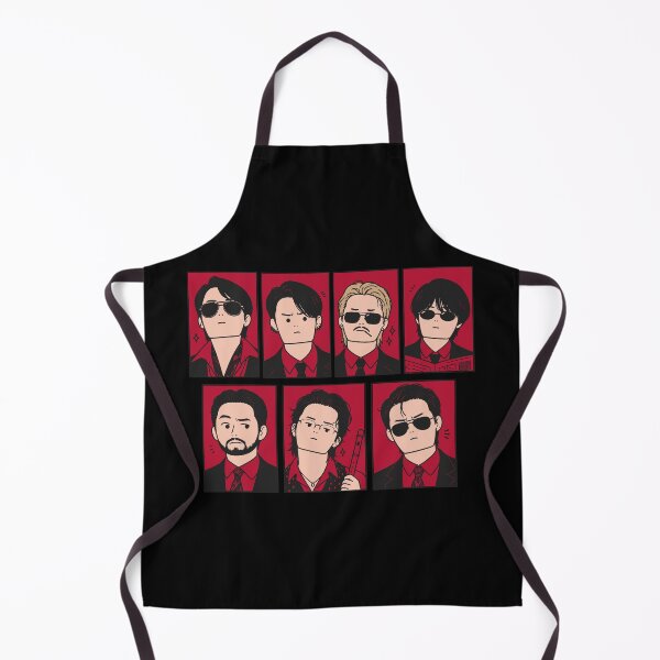 Item preview, BTS - arirang song 2.0 - retro style cartoon of 7 - red designed and sold by moteesshop.