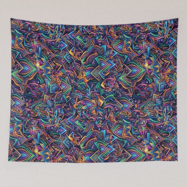 Item preview, Shimmering geometric dreamscape designed and sold by Sigtrix.