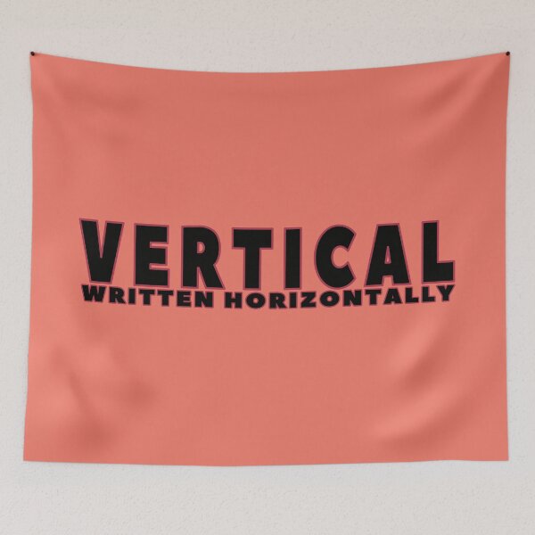 Item preview, Vertical Written Horizontally No 1 designed and sold by Fun Funky Designs.
